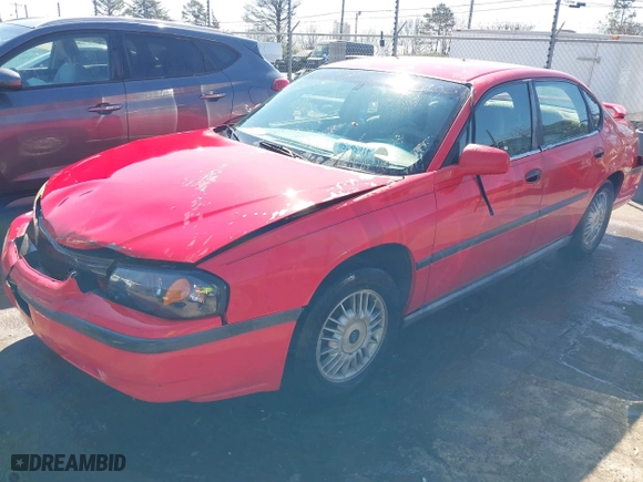 2000 Chevrolet Impala with VIN 2G1WF52E1Y9155892, listed as a IAAI auction lot 41656750 with 1 mi miles. Bid and sale history available at carsss.com. Image 2.