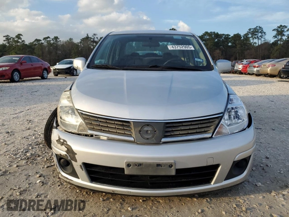 2009 Nissan Versa 1.8 S with VIN 3N1BC11E69L494335, listed as a Copart auction lot 43752905 with 174,521 mi miles and Salvage Title. Bid and sale history available at carsss.com. Image 5.