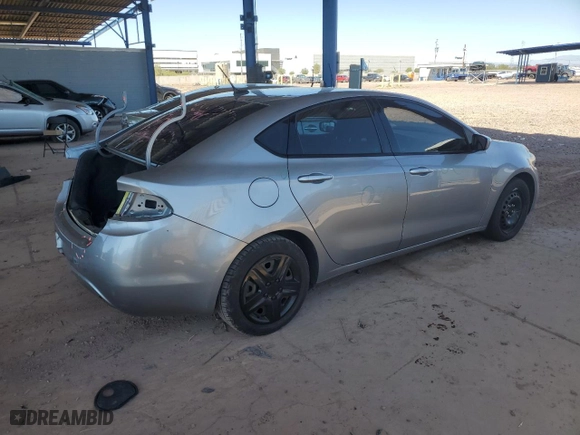 2015 Dodge Dart SE with VIN 1C3CDFAA1FD405429, listed as a Copart auction lot 48894775 with 136,527 mi miles and Salvage Title. Bid and sale history available at carsss.com. Image 3.