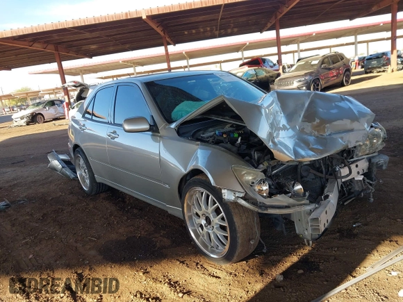 2004 Lexus IS 300/350 with VIN JTHBD192X40083769, listed as a IAAI auction lot 40962806 with Not Provided miles and . Bid and sale history available at carsss.com. Image 1.