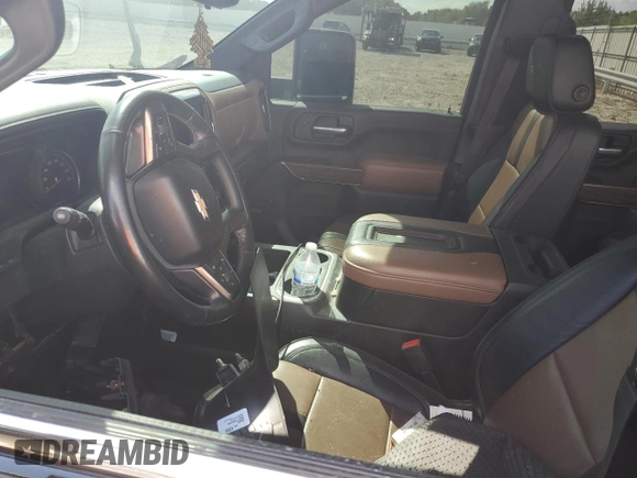 2022 Chevrolet Silverado 3500HD High Country with VIN 1GC4YVEY7NF166221, listed as a Copart auction lot 70817194 with 0 mi miles and Salvage Title. Bid and sale history available at carsss.com. Image 7.