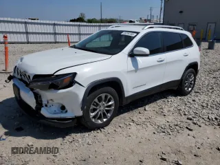 2020 Jeep Cherokee Altitude with VIN 1C4PJLLB1LD557149, listed as a Copart auction lot 55256185 with 65,123 mi miles and Salvage title. Bid and sale history available at DreamBid. Image 1.