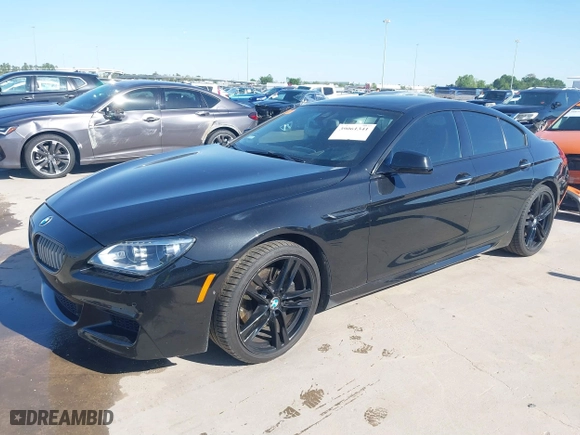 2014 BMW 6 Series 650i with VIN WBA6B2C55ED129419, listed as a IAAI auction lot 39061341 with 68,790 mi miles. Bid and sale history available at carsss.com. Image 17.