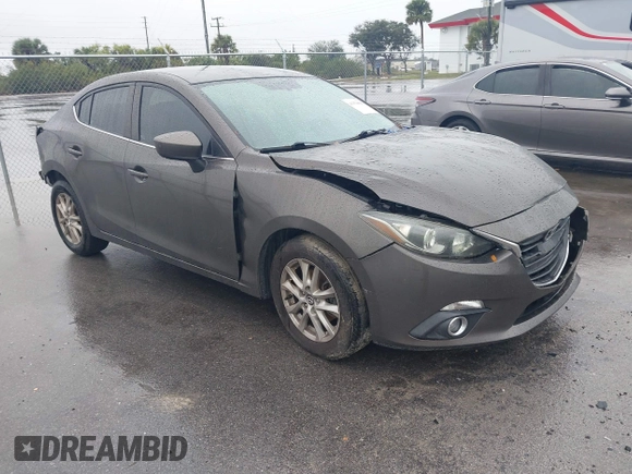 2014 Mazda 3 i Touring with VIN JM1BM1V72E1116035, listed as a IAAI auction lot 41378819 with 155,024 mi miles and . Bid and sale history available at DreamBid. Image 1.
