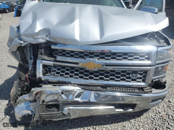 2015 Chevrolet Silverado 1500 LTZ with VIN 3GCUKSEC3FG202426, listed as a Copart auction lot 50644095 with 0 mi miles and Salvage Title. Bid and sale history available at carsss.com. Image 11.