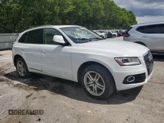 2015 Audi Q5 Premium Plus with VIN WA1LFAFPXFA093161, listed as a Copart auction lot 56824935 with 124,365 mi miles and Clean title. Bid and sale history available at DreamBid. Image 4.
