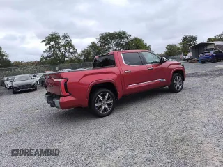 2023 Toyota Tundra Capstone Hybrid with VIN 5TFVC5DB3PX030312, listed as a Copart auction lot 73486854 with 5,533 mi miles and Clean title. Bid and sale history available at DreamBid. Image 4.