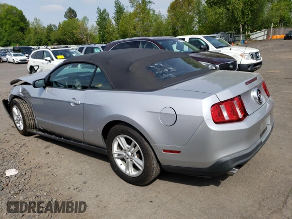 2012 Ford Mustang V6 with VIN 1ZVBP8EM2C5232635, listed as a Copart auction lot 54403495 with 69,880 mi miles and Salvage title. Bid and sale history available at DreamBid. Image 2.