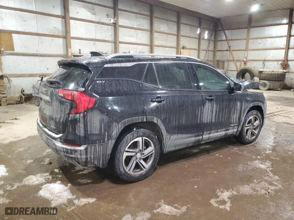 2018 GMC Terrain SLT with VIN 3GKALVEV9JL351141, listed as a Copart auction lot 89110435 with 120,836 mi miles and Salvage Title. Bid and sale history available at carsss.com. Image 3.