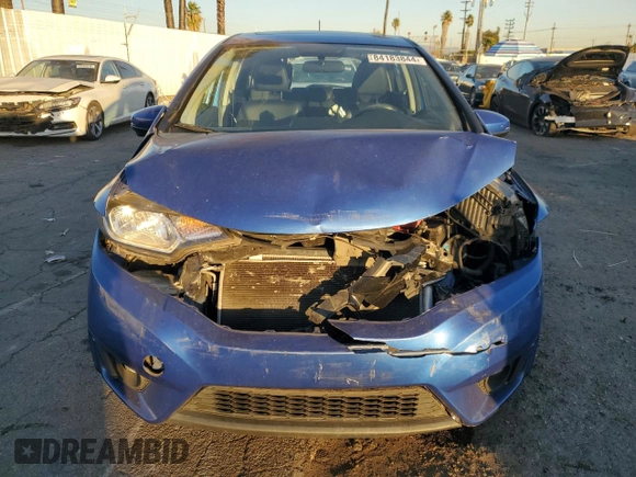 2016 Honda Fit EX-L with VIN 3HGGK5H84GM703545, listed as a Copart auction lot 84183844 with 97,709 mi miles and Salvage title. Bid and sale history available at DreamBid. Image 5.