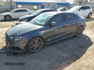 2017 Audi S3 Premium Plus with VIN WAUB1GFF6H1027247, listed as a Copart auction lot 41961353 with 0 mi miles. Bid and sale history available at carsss.com. Image 1.