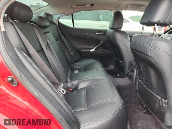 2012 Lexus IS 250 with VIN JTHBF5C2XC5173497, listed as a Copart auction lot 60824515 with 180,813 mi miles and Salvage title. Bid and sale history available at DreamBid. Image 10.