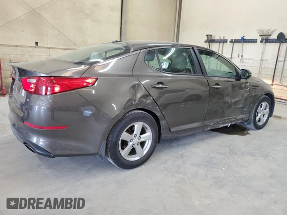 2015 Kia Optima LX with VIN 5XXGM4A76FG398425, listed as a Copart auction lot 62223455 with 136,399 mi miles and Salvage title. Bid and sale history available at DreamBid. Image 3.