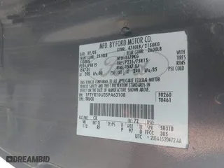 2005 Ford Ranger XL with VIN 1FTYR10U35PA63108, listed as a IAAI auction lot 41493348 with 160,120 mi miles. Bid and sale history available at carsss.com. Image 9.