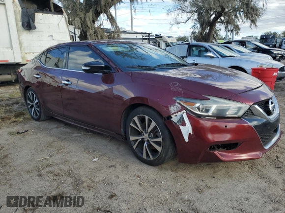 2017 Nissan Maxima SR with VIN 1N4AA6AP9HC378169, listed as a Copart auction lot 85155424 with Not provided miles and Salvage title. Bid and sale history available at DreamBid. Image 4.