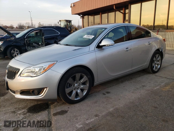 2017 Buick Regal Premium II with VIN 2G4GR5GX2H9118648, listed as a Copart auction lot 77859024 with 120,475 mi miles and Salvage Title. Bid and sale history available at carsss.com. Image 1.