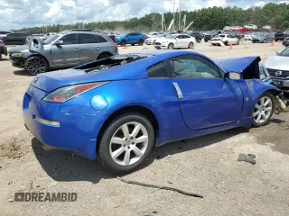 2005 Nissan 350Z Touring with VIN JN1AZ34E45M651037, listed as a Copart auction lot 60239124 with Not Provided miles and Salvage Title. Bid and sale history available at carsss.com. Image 3.