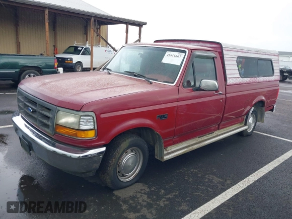 1992 Ford F-150 with VIN 2FTDF15Y9NCA28805, listed as a IAAI auction lot 41911667 with 1 mi miles. Bid and sale history available at carsss.com. Image 2.