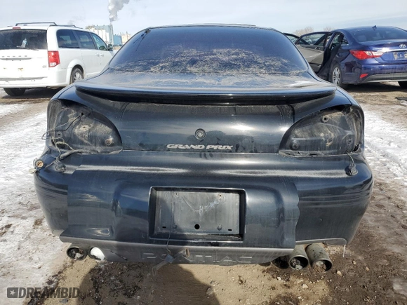 2002 Pontiac Grand Prix GT with VIN 1G2WP12K12F167613, listed as a Copart auction lot 45595075 with 93,918 mi miles and Salvage Title. Bid and sale history available at carsss.com. Image 6.