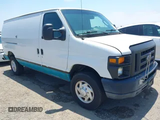 2012 Ford Econoline Cargo Super Duty Commercial z VIN 1FTSE3EL5CDA17856, wystawiony jako IAAI lot #42462027 z przebiegiem 142 854 mil mil oraz . Historia ofert i sprzedaży dostępna na DreamBid. Obrazek 1.