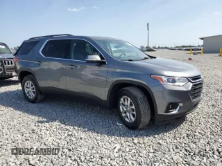 2020 Chevrolet Traverse LT Leather with VIN 1GNEVHKWXLJ238869, listed as a Copart auction lot 54712885 with 123,873 mi miles and Salvage Title. Bid and sale history available at carsss.com. Image 4.