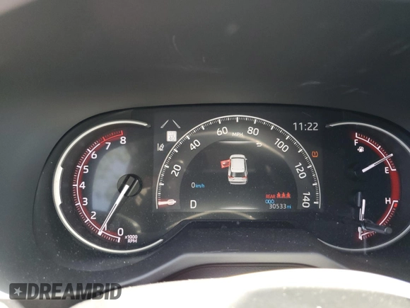 2023 Toyota RAV4 LE z VIN 2T3H1RFV3PC247527, wystawiony jako Copart lot #61924645 z przebiegiem 30 533 mil mil oraz Szkoda całkowita • Salvage title. Historia ofert i sprzedaży dostępna na DreamBid. Obrazek 9.