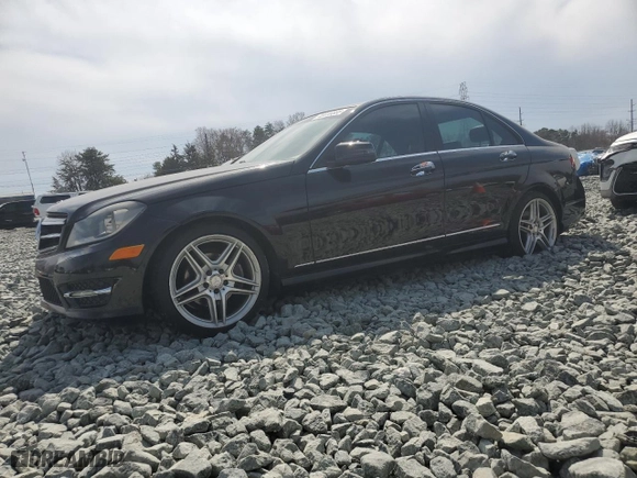 2014 Mercedes-Benz C-Class C 250 Sport with VIN WDDGF4HB3EA917970, listed as a Copart auction lot 46916585 with NaN miles and Salvage Title. Bid and sale history available at carsss.com. Image 1.