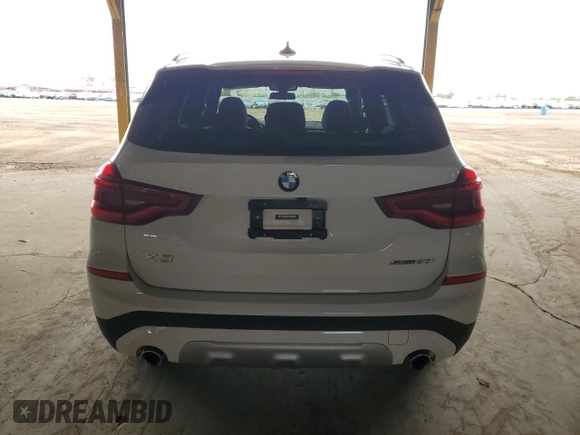 2021 BMW X3 sDrive30i z VIN 5UXTY3C01M9H64252, wystawiony jako Copart lot #54795085 z przebiegiem Nie podano mil oraz Szkoda całkowita • Salvage title. Historia ofert i sprzedaży dostępna na DreamBid. Obrazek 6.