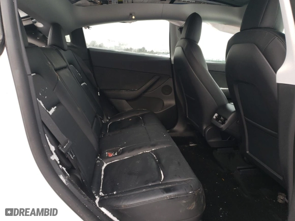 2022 Tesla Model Y Long Range with VIN 7SAYGDEE9NF353469, listed as a Copart auction lot 45809995 with 42,155 mi miles and Salvage Title. Bid and sale history available at carsss.com. Image 11.