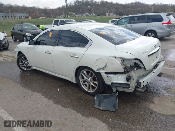 2014 Nissan Maxima S with VIN 1N4AA5AP4EC455147, listed as a IAAI auction lot 41816044 with 180,674 mi miles and . Bid and sale history available at DreamBid. Image 3.