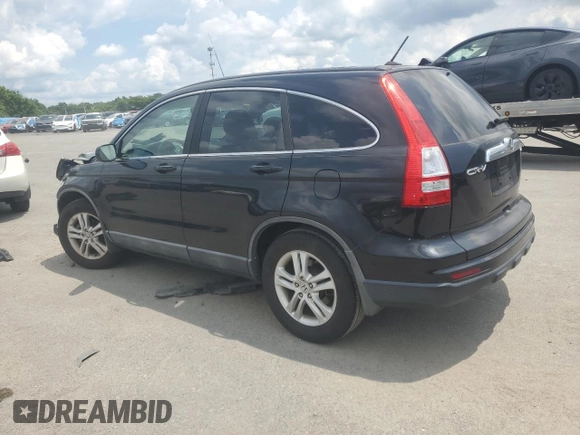 2010 Honda CR-V EX-L with VIN 5J6RE4H77AL012996, listed as a Copart auction lot 64995445 with 235,084 mi miles and Salvage title. Bid and sale history available at DreamBid. Image 2.