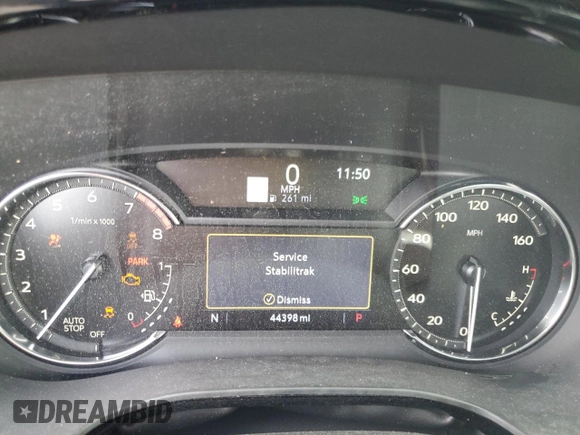2023 Cadillac XT5 FWD Premium Luxury with VIN 1GYKNCRS0PZ138704, listed as a Copart auction lot 86849104 with 44,398 mi miles and Non Repairable. Bid and sale history available at carsss.com. Image 9.