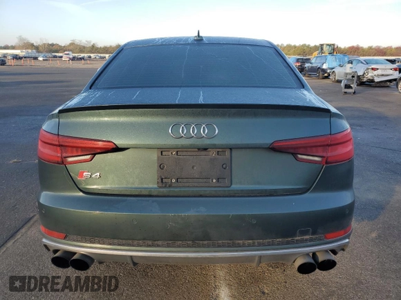 2018 Audi S4 Premium Plus with VIN WAUB4AF45JA097220, listed as a Copart auction lot 78239774 with 101,833 mi miles and Salvage Title. Bid and sale history available at carsss.com. Image 6.