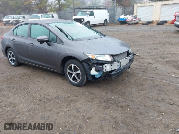 2015 Honda Civic Sedan SE with VIN 19XFB2F76FE087441, listed as a IAAI auction lot 42098328 with 26,478 mi miles. Bid and sale history available at carsss.com. Image 1.
