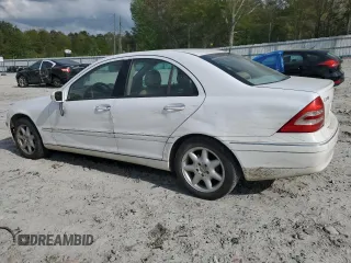 2001 Mercedes-Benz C 230/260/280/320 z VIN WDBRF61J51F078805, wystawiony jako Copart lot #51609285 z przebiegiem 223 663 mil mil oraz Szkoda całkowita • Salvage title. Historia ofert i sprzedaży dostępna na DreamBid. Obrazek 2.