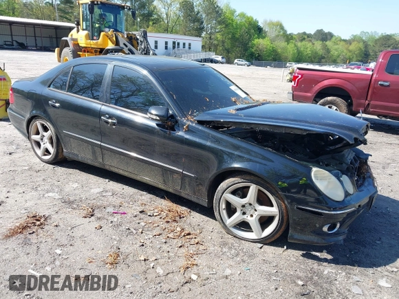 2009 Mercedes-Benz E-Class Luxury 3.5L with VIN WDBUF56X69B423957, listed as a IAAI auction lot 41963483 with 177,240 mi miles. Bid and sale history available at carsss.com. Image 1.