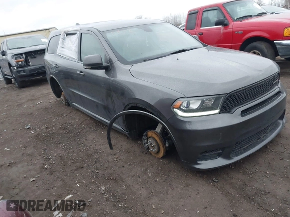 2020 Dodge Durango GT Plus with VIN 1C4RDJDG4LC260932, listed as a IAAI auction lot 41833117 with 104,930 mi miles and . Bid and sale history available at DreamBid. Image 1.