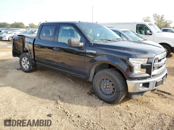 2017 Ford F-150 XL with VIN 1FTEW1E85HFB14965, listed as a Copart auction lot 69832493 with 71,955 mi miles and Salvage title. Bid and sale history available at DreamBid. Image 4.