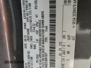 2022 Ford F-350 XL with VIN 1FT8W3DT3NEC68137, listed as a Copart auction lot 56683495 with 83,768 mi miles and Salvage title. Bid and sale history available at DreamBid. Image 12.