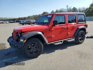 2022 Jeep Wrangler Unlimited Willys with VIN 1C4HJXDN4NW150373, listed as a Copart auction lot 62180925 with 39,308 mi miles and Salvage title. Bid and sale history available at DreamBid. Image 1.