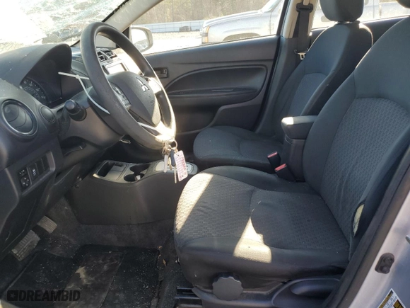 2020 Mitsubishi Mirage ES with VIN ML32A3HJ8LH001880, listed as a Copart auction lot 81267184 with 73,040 mi miles and Salvage Title. Bid and sale history available at carsss.com. Image 7.