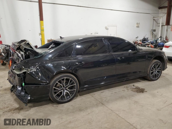 2020 Audi A8 L with VIN WAU8EAF80LN003136, listed as a Copart auction lot 75934923 with 28,331 mi miles. Bid and sale history available at carsss.com. Image 3.