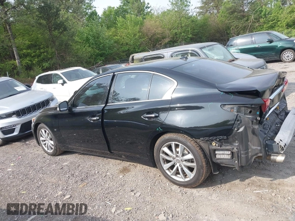 2015 Infiniti Q50 Premium with VIN JN1BV7AP5FM352834, listed as a IAAI auction lot 42037967 with 271,362 mi miles. Bid and sale history available at carsss.com. Image 14.