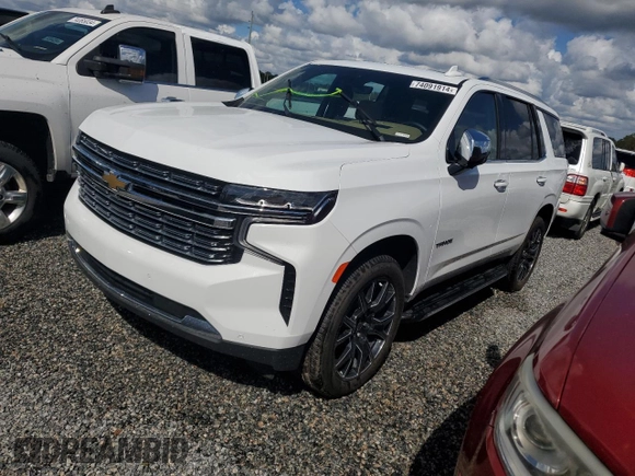 2024 Chevrolet Tahoe Premier with VIN 1GNSCSKD3RR240350, listed as a Copart auction lot 74091914 with Not provided miles and Non repairable. Bid and sale history available at DreamBid. Image 1.