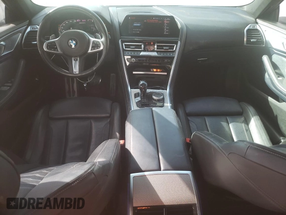 2020 BMW 8 Series M850i with VIN WBAGV8C06LBP49076, listed as a Copart auction lot 78481914 with 55,276 mi miles and Salvage Title. Bid and sale history available at DreamBid. Image 8.