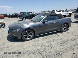 2015 Ford Mustang V6 with VIN 1FATP8EM9F5326609, listed as a Copart auction lot 59942165 with 42,958 mi miles and Salvage title. Bid and sale history available at DreamBid. Image 1.