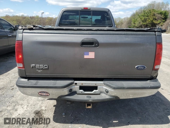 2003 Ford F-250 XL with VIN 1FTNX21L33EB87036, listed as a Copart auction lot 51774135 with 240,245 mi miles and Salvage title. Bid and sale history available at DreamBid. Image 6.