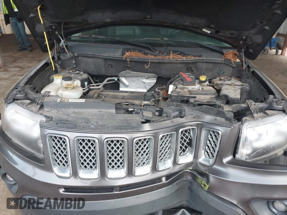 2016 Jeep Compass Latitude with VIN 1C4NJCEA2GD599833, listed as a IAAI auction lot 41507729 with 107,187 mi miles. Bid and sale history available at carsss.com. Image 10.