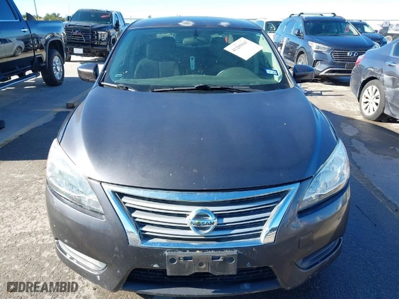2015 Nissan Sentra S with VIN 3N1AB7AP7FY363741, listed as a IAAI auction lot 41209845 with 101,880 mi miles. Bid and sale history available at carsss.com. Image 12.
