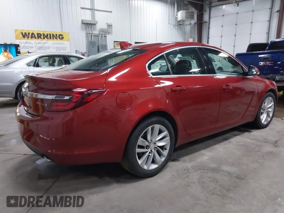 2015 Buick Regal with VIN 2G4GK5EX7F9201786, listed as a IAAI auction lot 41589776 with 130,669 mi miles. Bid and sale history available at carsss.com. Image 4.